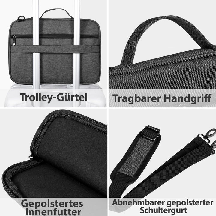 BERTASCHE 13 Zoll Laptop Sleeve Case, Laptoptasche für MacBook Air 13/Pro 13, Surface Pro 9/8/7/6/5/