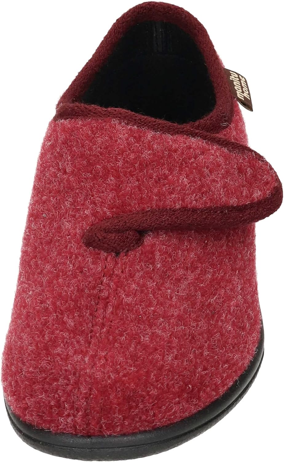 Manitu Damen Home Hausschuh 38 EU Rot, 38 EU Rot