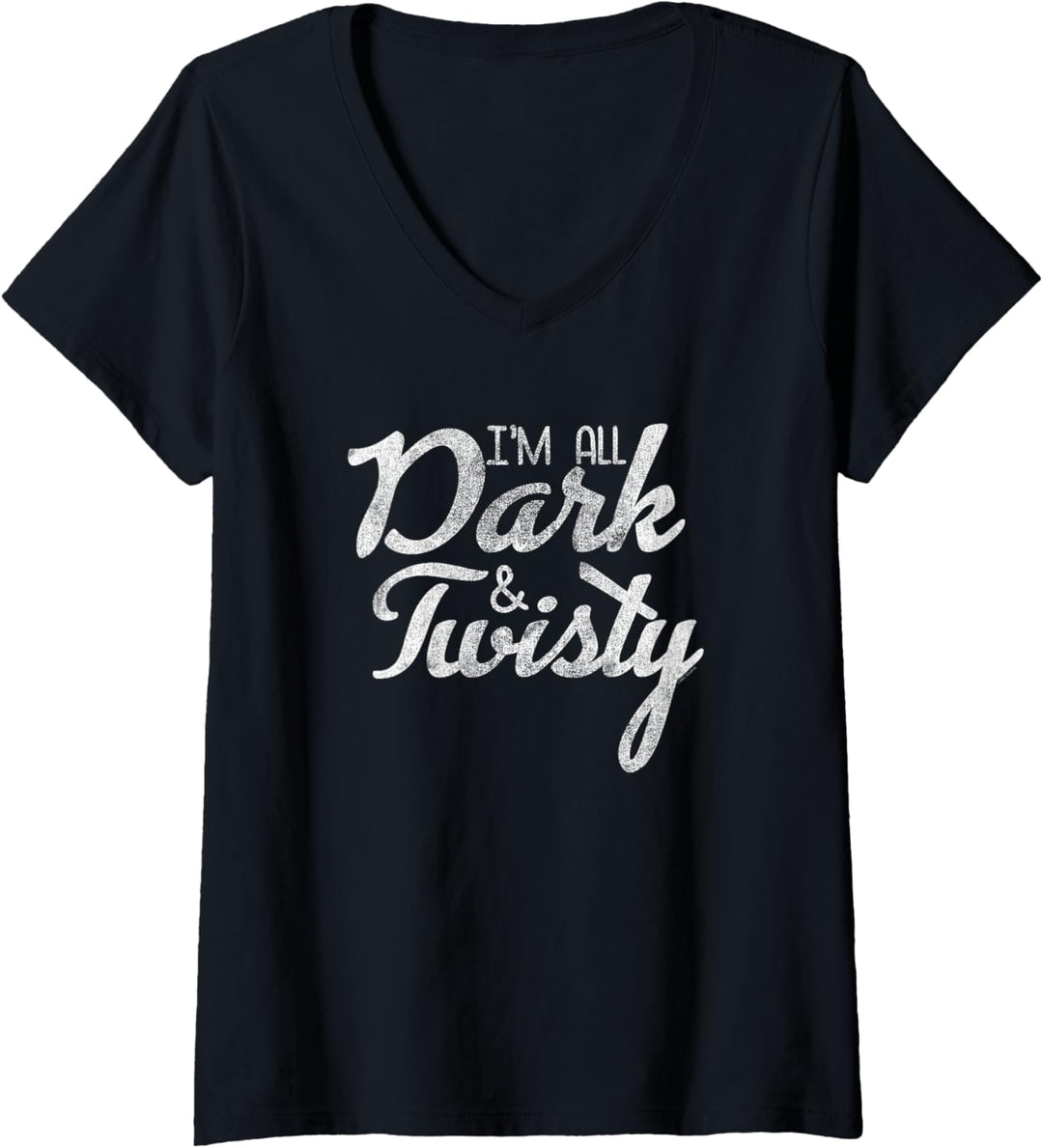 Grey's Anatomy Ich Bin Ganz Dunkel und Verdreht T-Shirt mit V-Ausschnitt