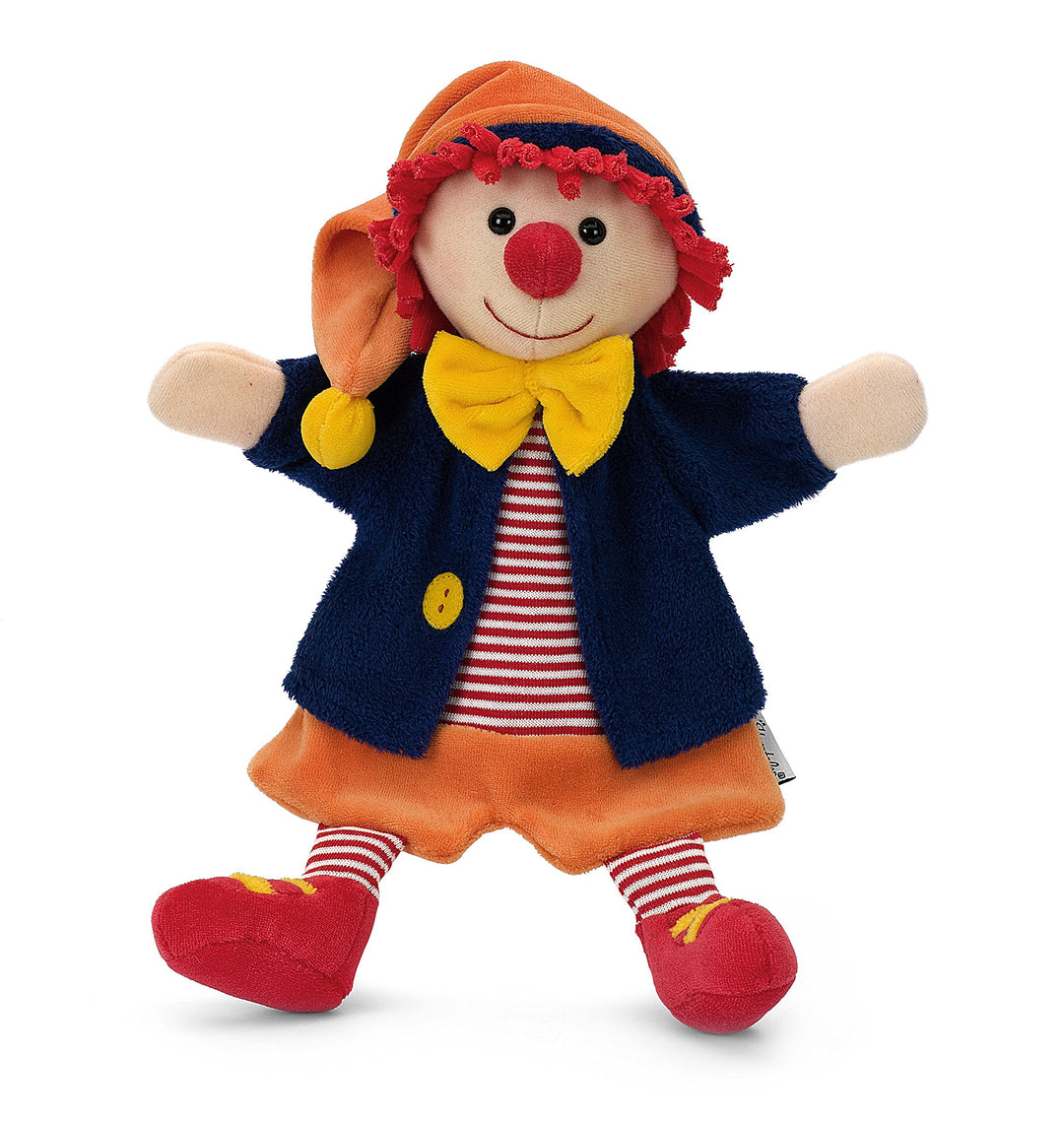 Sterntaler 36958 Handpuppe Clown, 30 x 23 x 10 cm, Bunt Clown Single, Clown Single