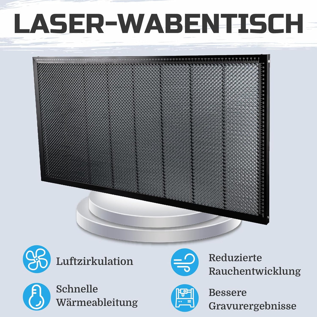 TIOMIOSEA Laser Wabentisch,Laser Waben Arbeitstisch Honeycomb Wabenplatten 450 * 850 * 22mm,Laser Ho