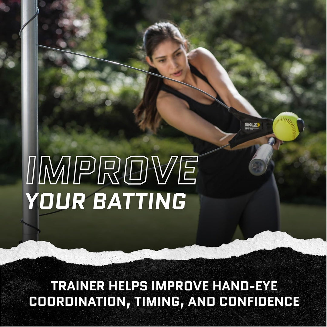 SKLZ - Hit-A-Way Softball schwarz / gelb, schwarz / gelb