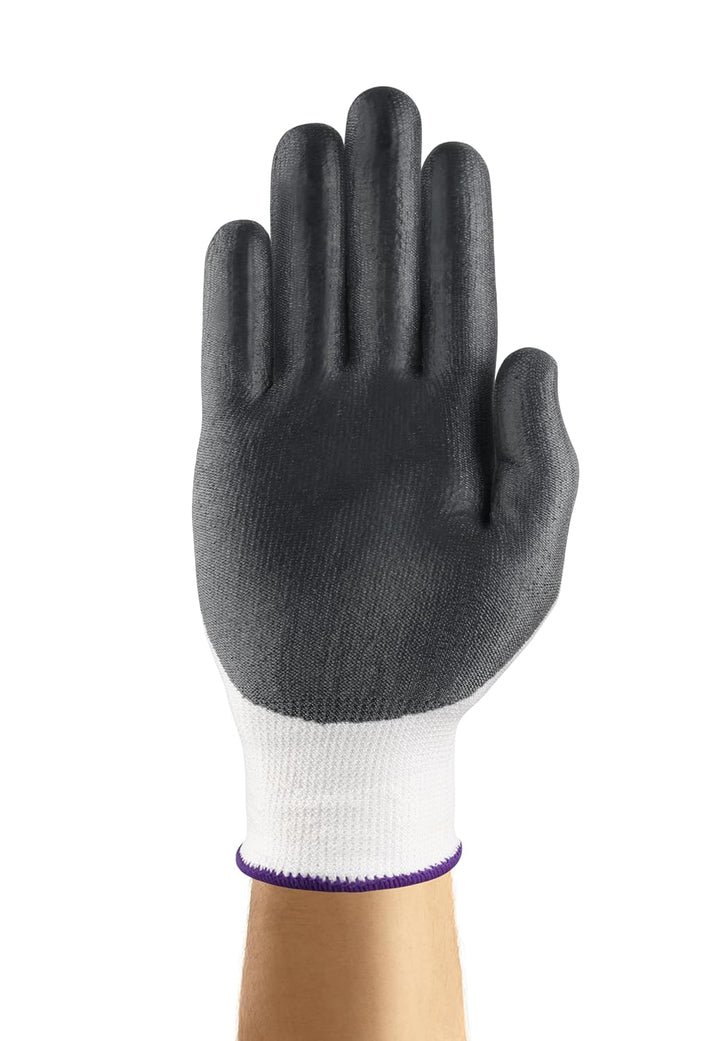 Ansell HyFlex 11-724 Schnittschutz-Handschuhe, Mechanikschutz, Weiss, Grösse 8 (12 Paar pro Beutel)