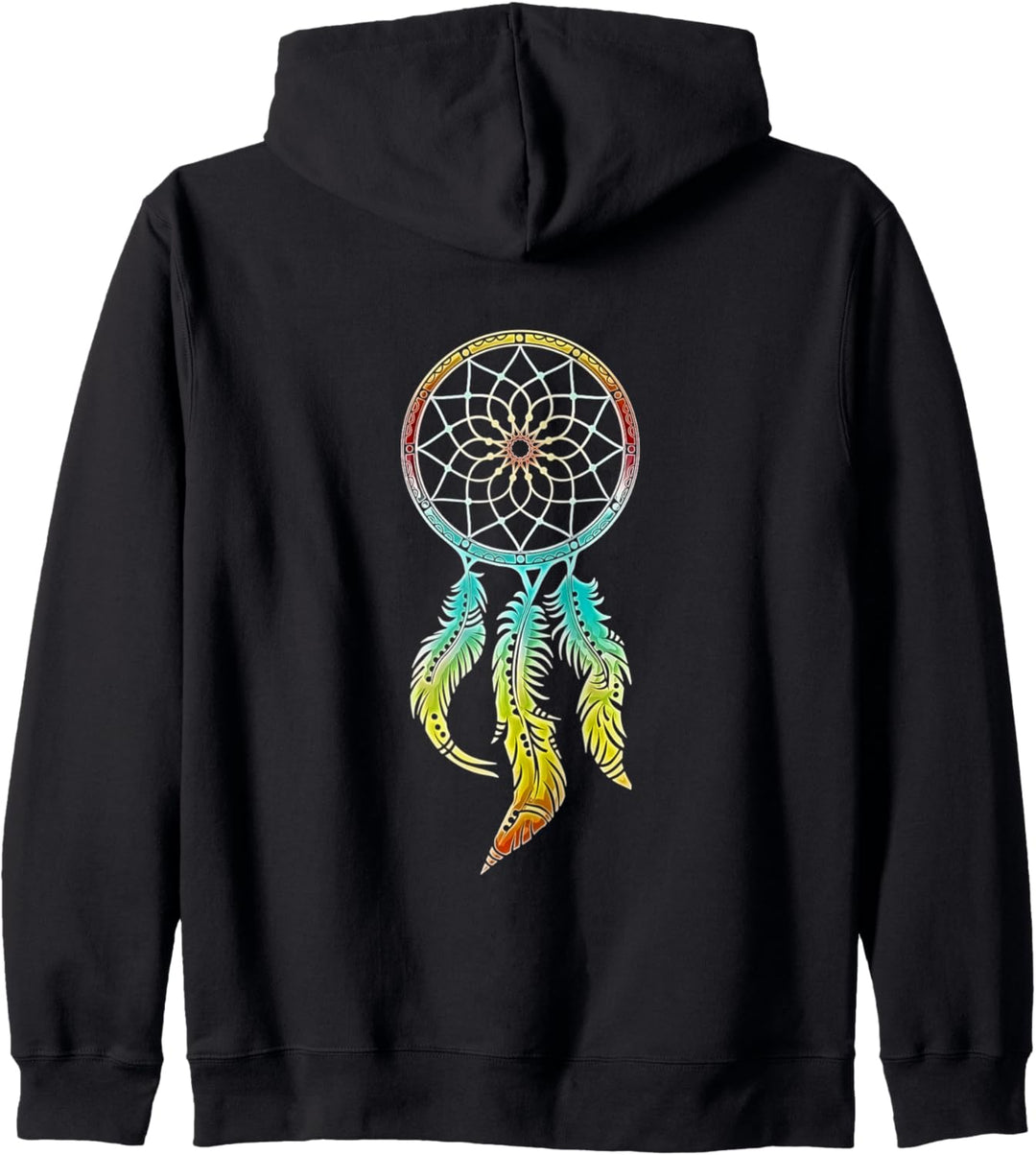 Traumfänger Federn Indianer Motiv Mandala dreamcatcher Kapuzenjacke