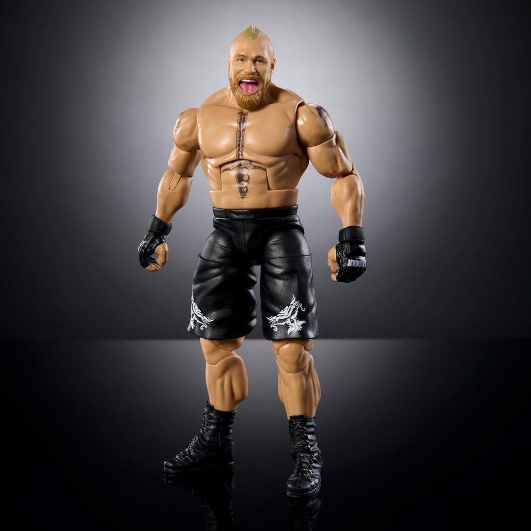 Mattel WWE Elite Collection Actionfigur & Zubehör, Serie #108 Brock Lesnar 15,2 cm Sammlerstück mit