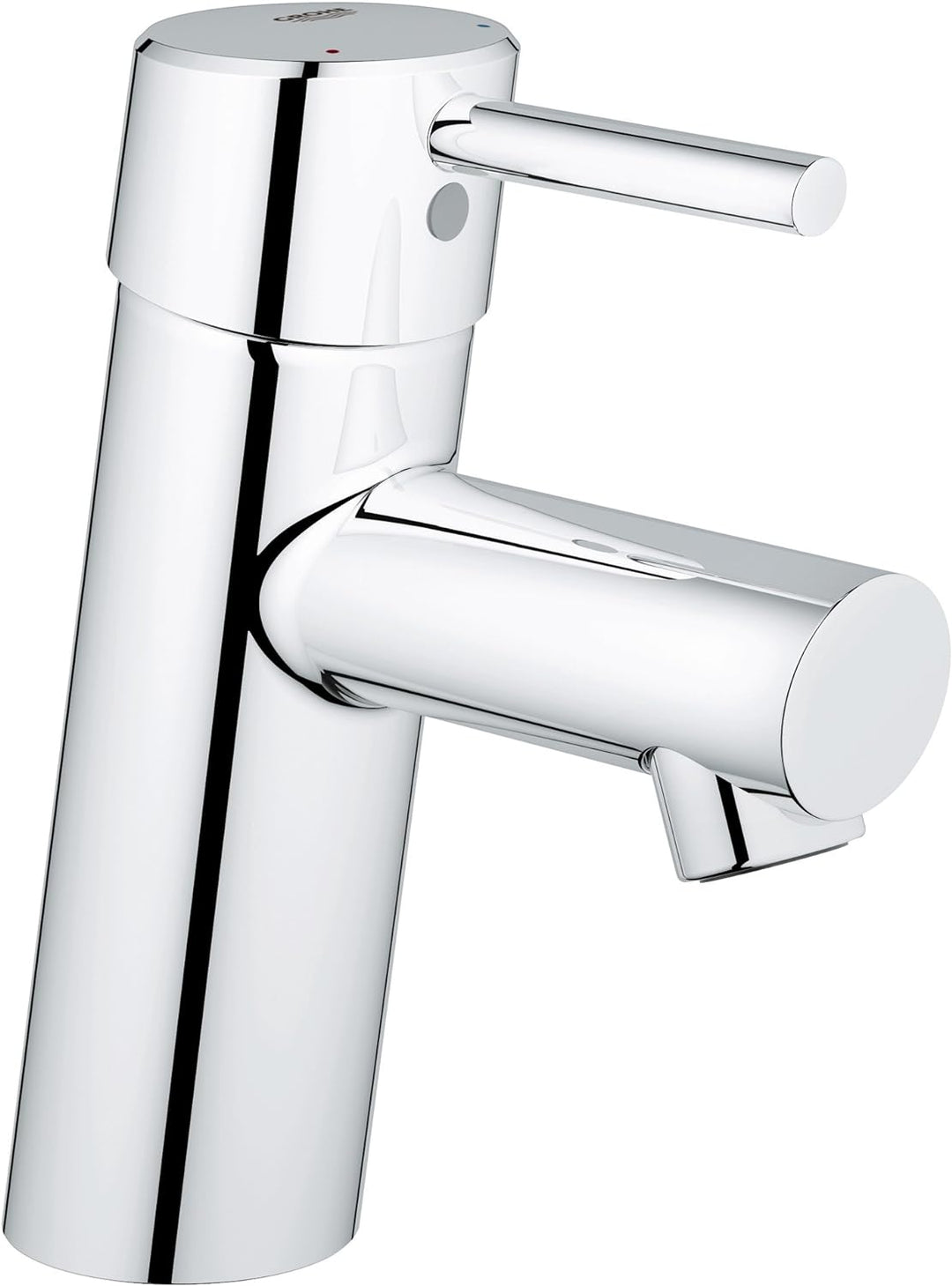 GROHE Concetto | Badarmatur - Waschtischarmatur | glatter Körper, reduzierter Wasserverbrauch | 3224