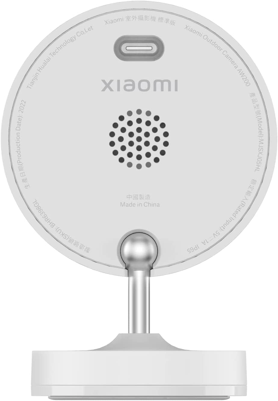 Xiaomi Outdoor Camera AW200 Weiss, Nachtsicht in Farbe, Wasser- und staubdicht, Bewegungserkennung,