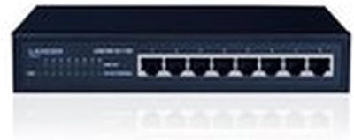 LANCOM GS-1108, Unmanaged Gigabit Ethernet Switch, 8 Ports (10/100/1000 MBit/s), geräuschlos durch l