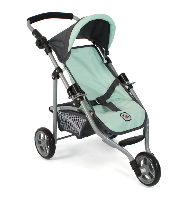 Bayer Chic 2000 - Puppenbuggy Lola, Jogging-Buggy, Puppenjogger, Puppenwagen, Melange anthrazit, Min
