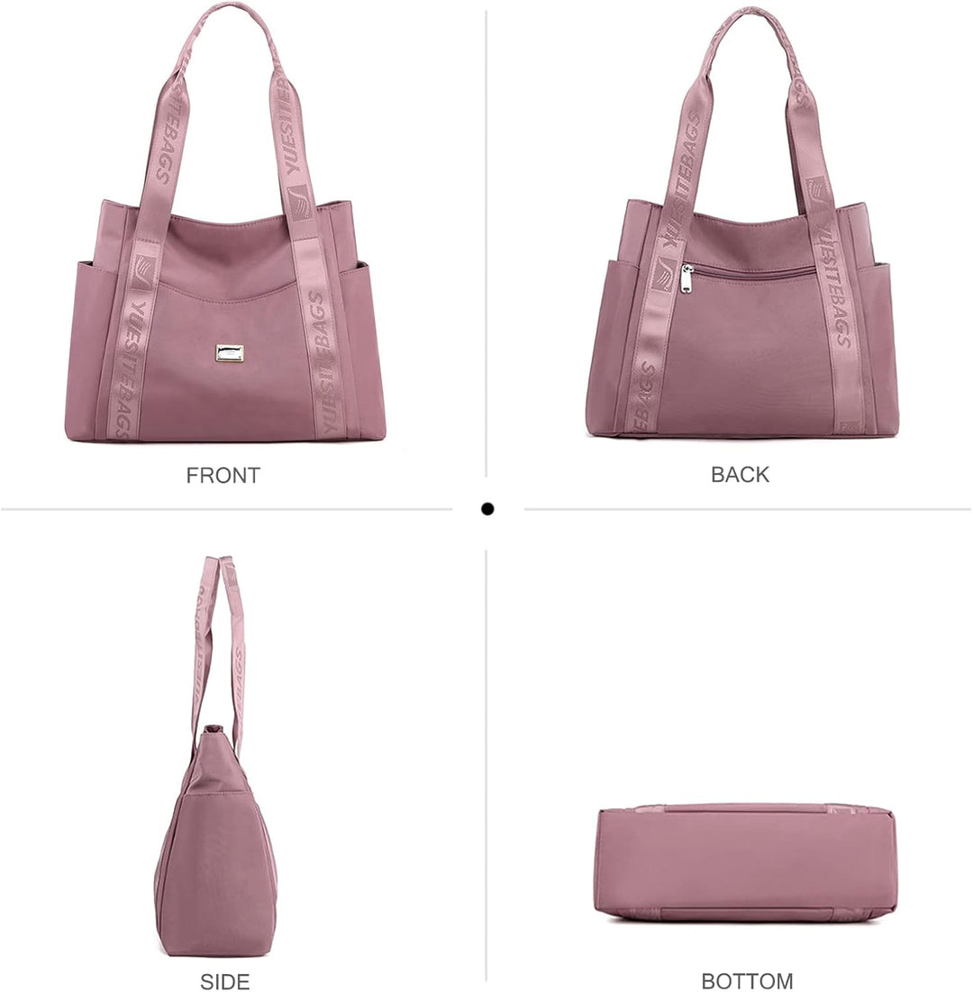 NICOLE & DORIS Schultertasche Damen Gross Handtasche Shopper Multi Tasche Umhängetasche Tote Bag Cas