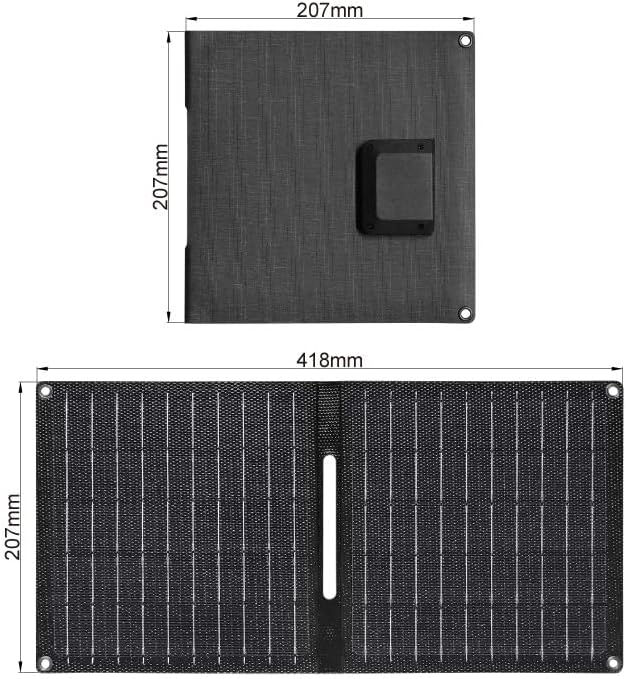 15 Watt faltbares Leichtgewichts-Solarpanel für Outdoor Abenteuer, gleichzeitig auch ein Solar Handy