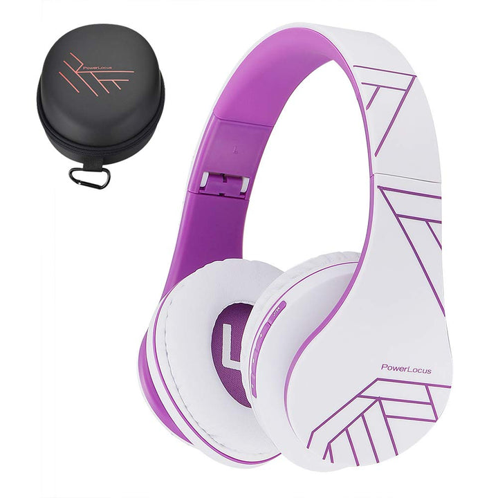 PowerLocus Bluetooth Over-Ear Kopfhörer, Kabellos Stereo Faltbare Kopfhörer Kabellose und Kabel-Kopf