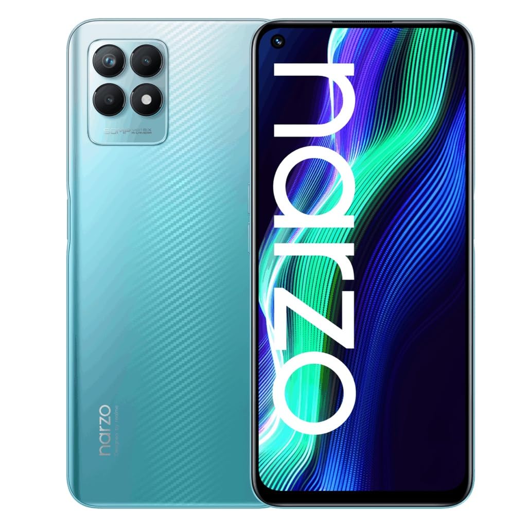 realme Narzo 50-4+128 GB Smartphone, Starker 5000-mAh-Akku, Helio G96 Gaming-Prozessor, Ultraflüssig