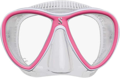 Scubapro Synergy Twin Mask with Comfort Strap schwarz/türkis, schwarz/türkis