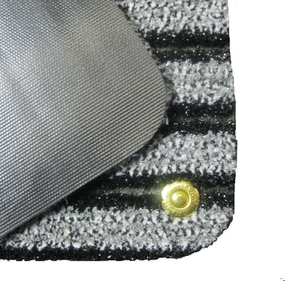Ha-Ra Purus Extrem Premium I Aussen-Fussmatte I Matte Eingangsbereich schwarz I 50 x 75 cm I Fussmat