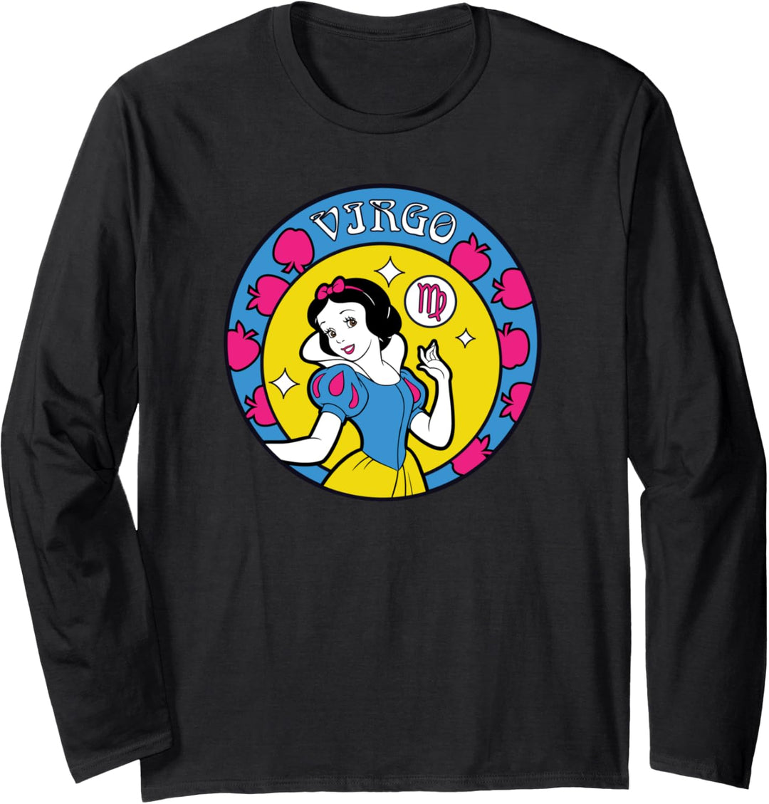 Disney Princess Snow White Virgo Zodiac Langarmshirt