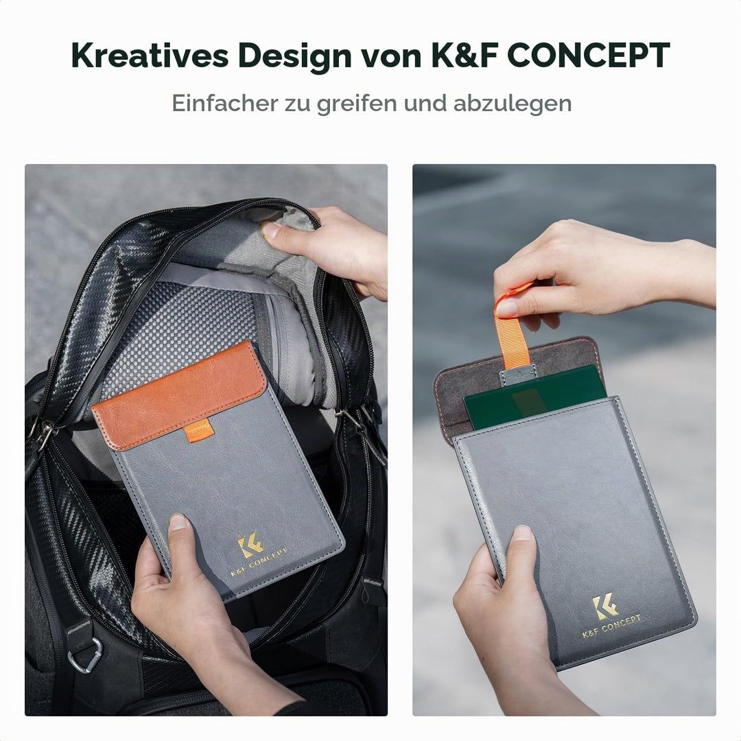 K&amp;F CONCEPT Nano-X Soft GND8 Verlaufsfilter ND0,9(3 Stops) Rechteckfilter 100x150mm aus Optisches Gl