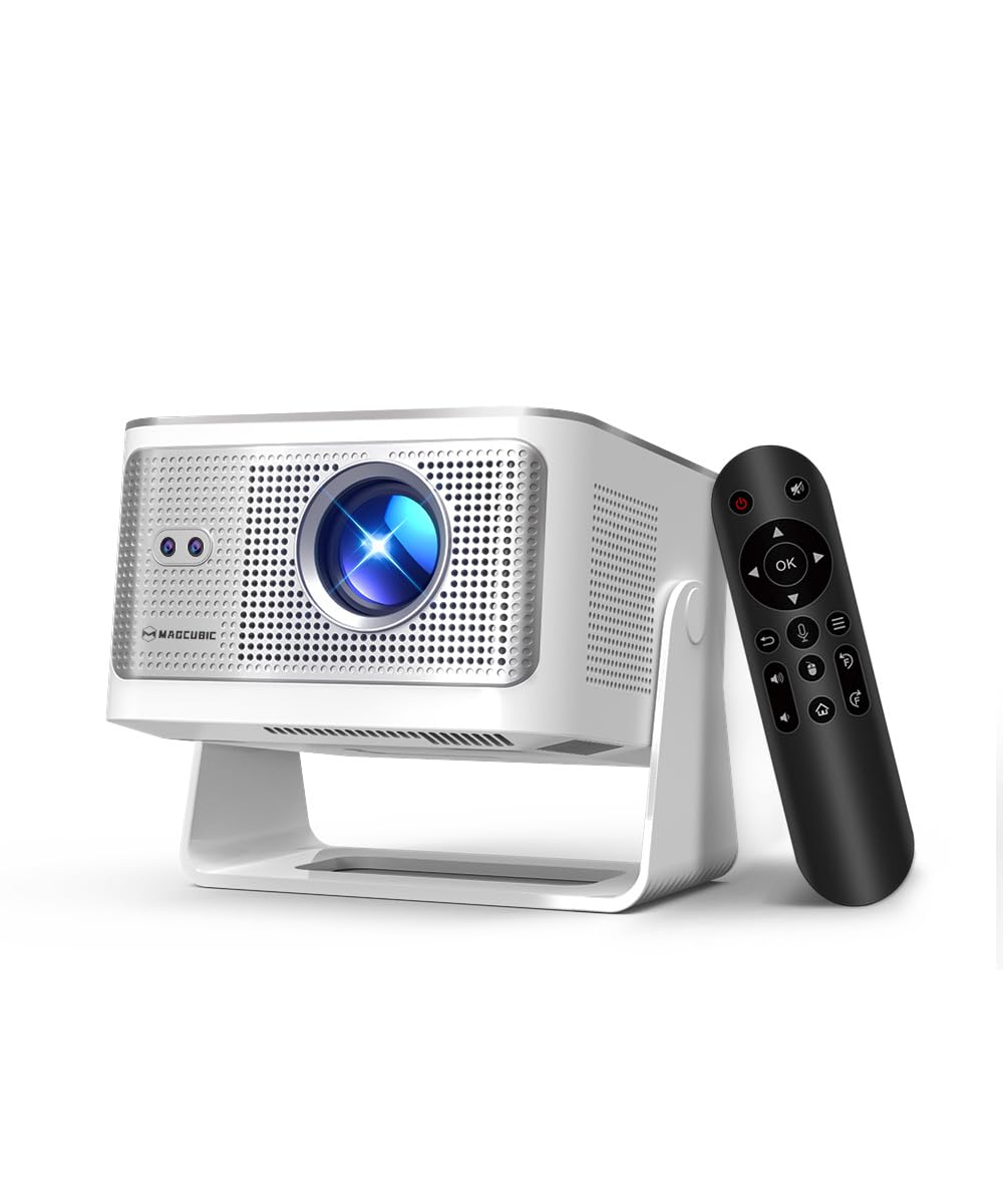 Magcubic Mini Beamer 4K &amp; 8K 1080P Unterstützt, Projektor Tragbarer mit Android 14 WiFi 6 Bluetooth