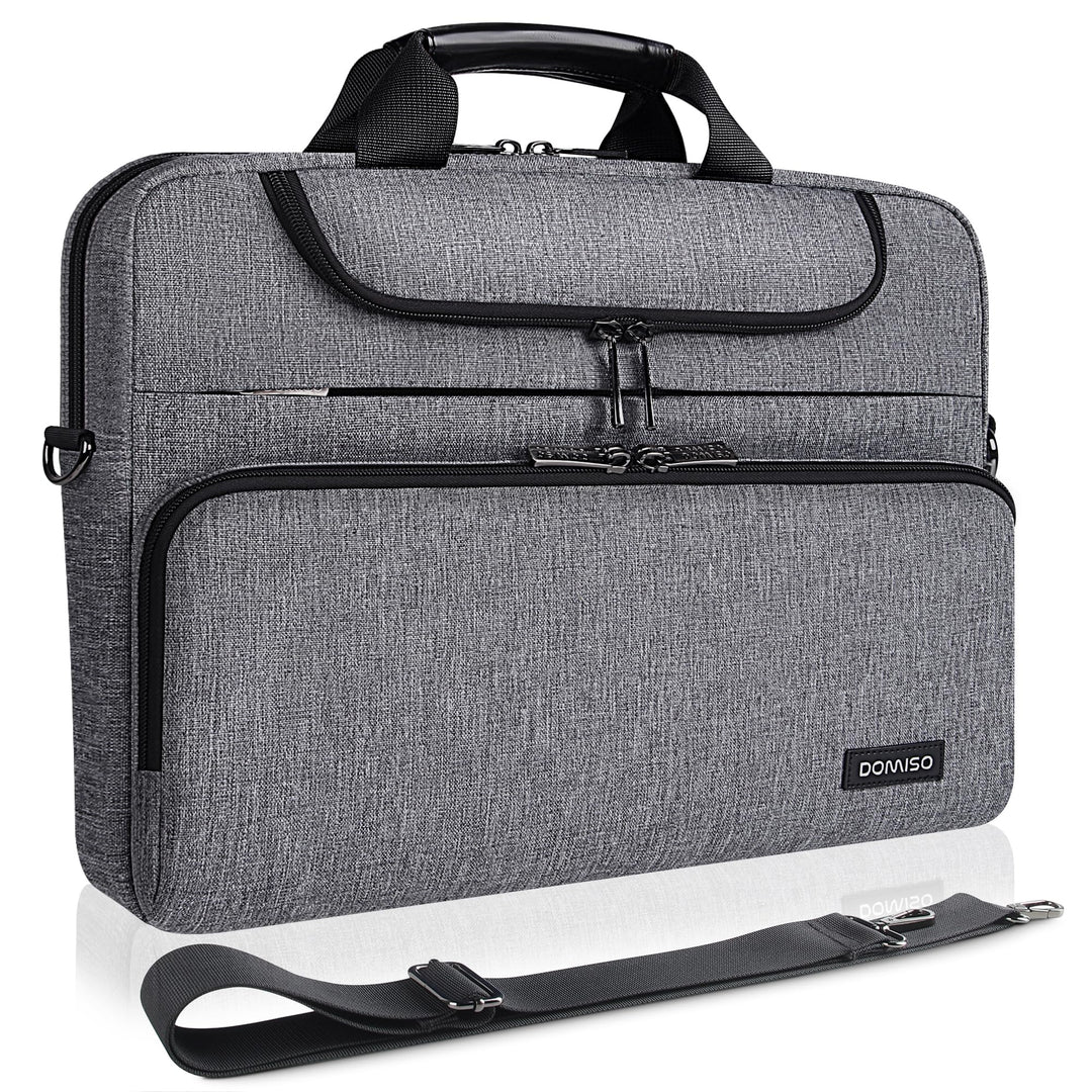 DOMISO 17 Zoll Wasserdicht Laptop Tasche Aktentasche Schultertasche Notebooktasche Business für 17-1