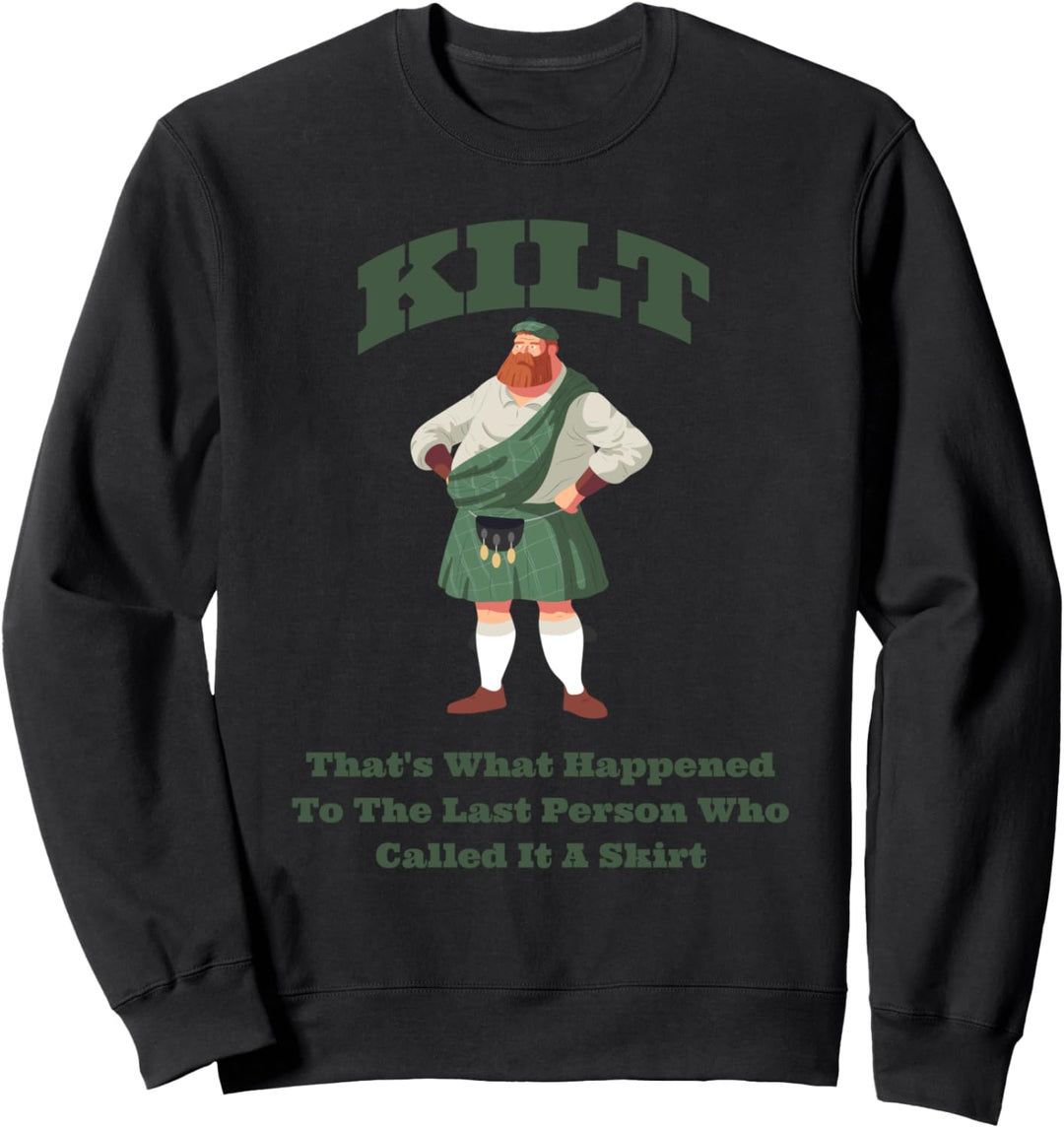 Schottischer und irischer Kilt Sweatshirt