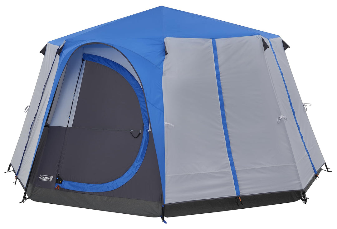 Coleman Octagon mit grossen Fenstern, mit 360° Rundumblick, stabile Stahlstangenkonstruktion, Vollst