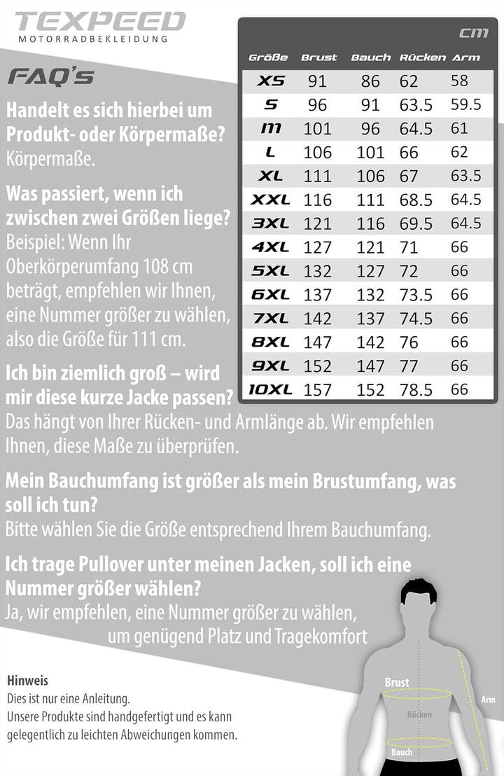 Texpeed Braun Motorrad lederjacke herren mit protektoren - Marlon Brando Retro Chopper Rockerjacke -