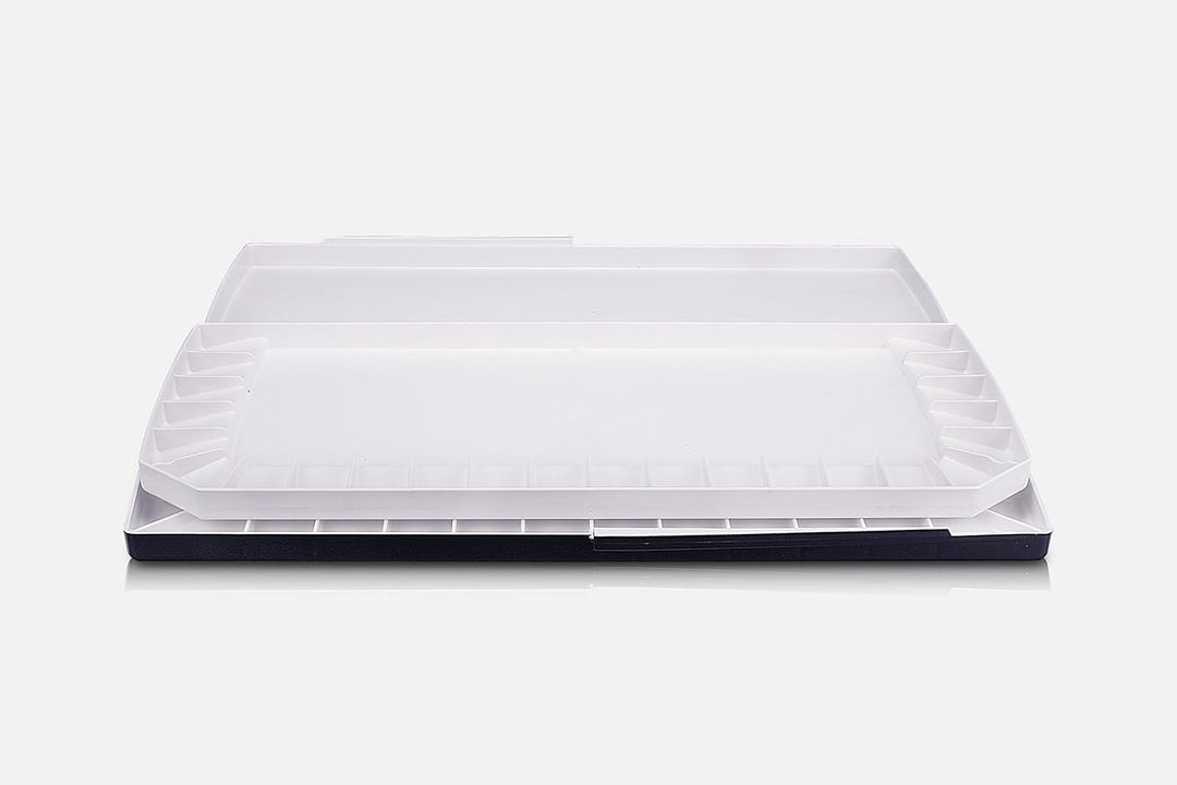 Mijello Watercolour Palette MWP-1740 Airtight Double Decker 40 Wells 370x180x30mm ((14.56 x 7.08 x 1