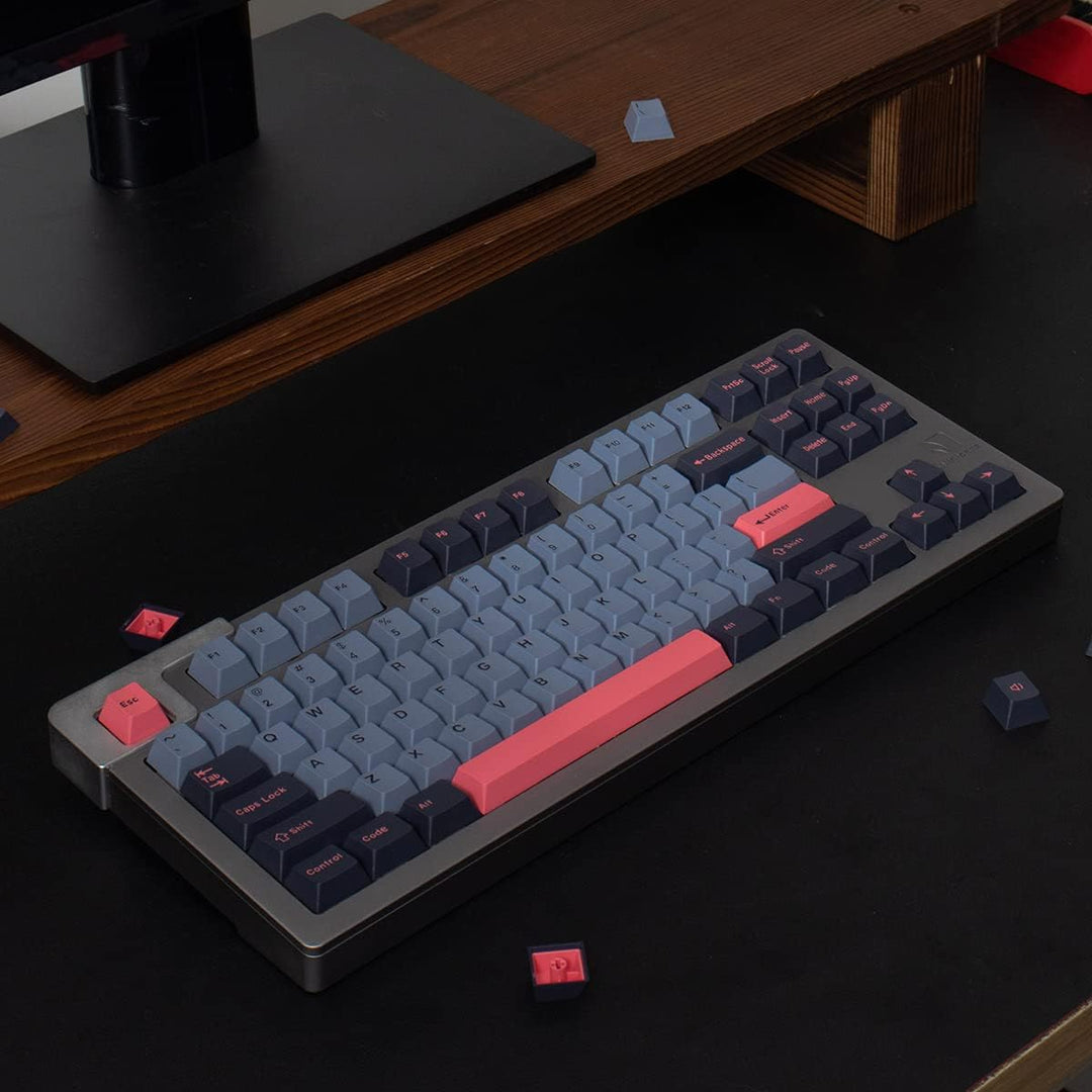 8008 Tastenkappen, 172 Tasten, Cherry Profile Doubleshot, Tastenkappen-Set passend für 60%, 65%, 95%