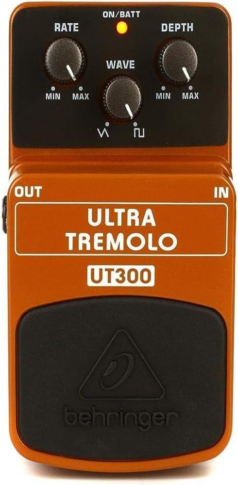 Behringer UT300 Ultra Tremolo Klassisches Tremolo-Effektpedal ULTRA TREMOLO UT300 Guitar Pedal, ULTR