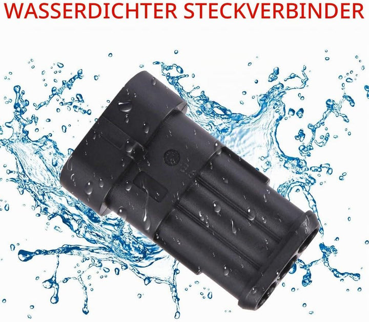 URAQT Auto Wasserdichte KFZ Kabel Steckverbinder, Schnell kfz Steckverbinder Wasserdicht, 730PCS Kfz