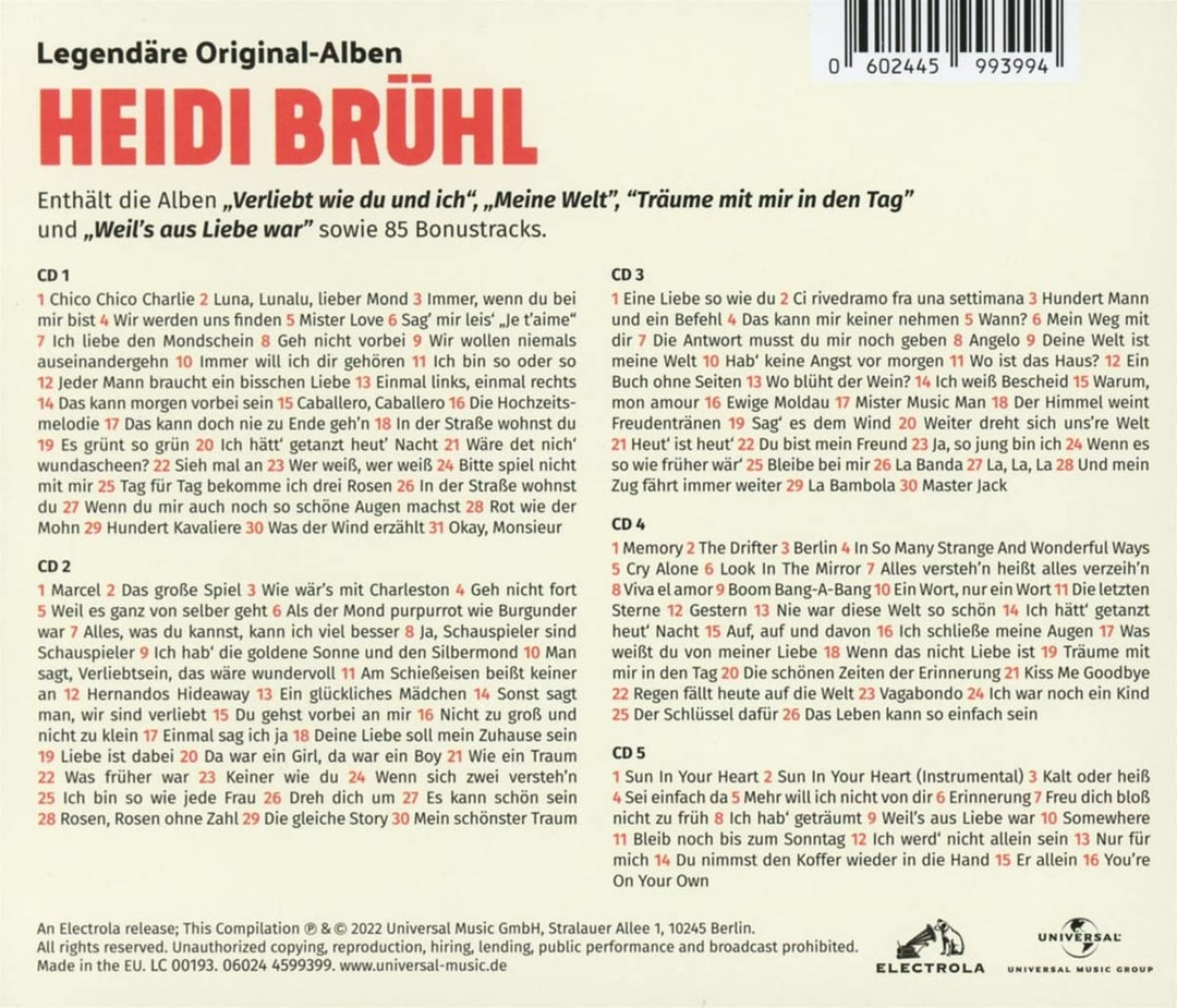 Big Box, Audio-CD