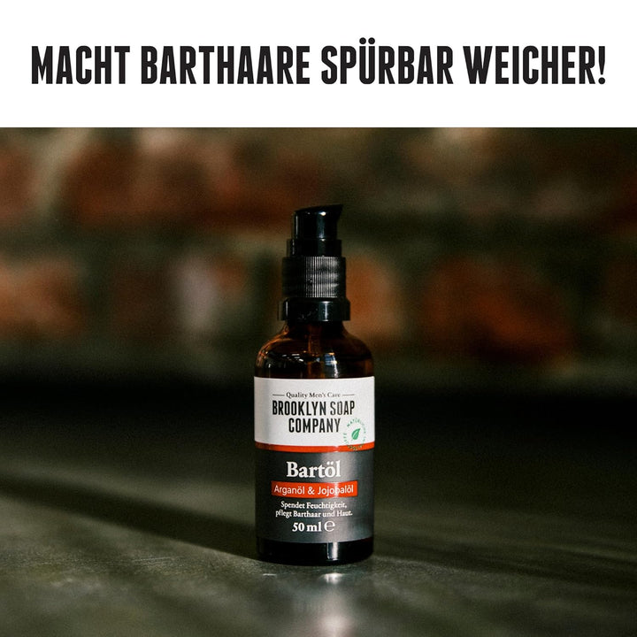 Ultimate Beard Box · Brooklyn Soap Company · Hochwertiges Bartpflege Set inkl. Bartöl, Bartshampoo,