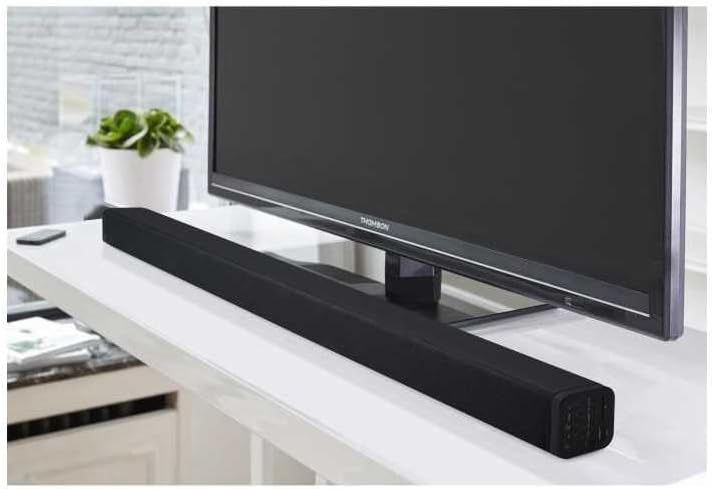 THOMSON sb250bt Soundbar mit Subwoofer, Bluetooth, USB, SD, 200 W Schwarz