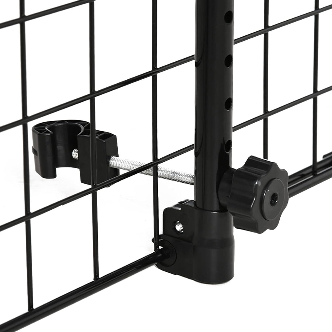 PawHut Hundegitter Auto Universal Autoschutzgitter für Hunde mit Stufenlos Verstellbare Breite, Tren