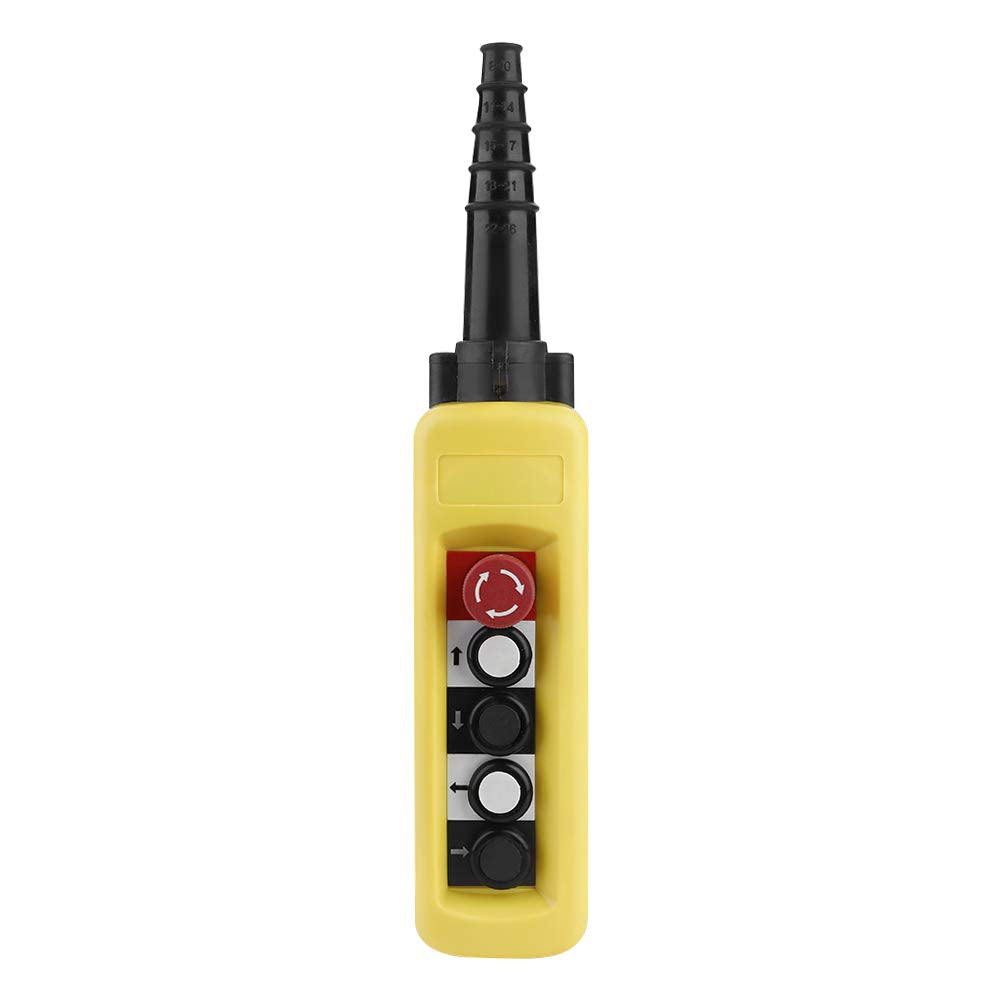 XAC-A4713 Crane Kettenzug Push-Control-Schalter Knopfschalter Heben Anhänger Controller 4 Tasten