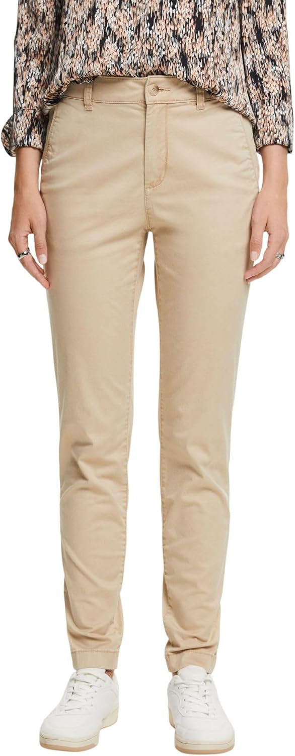 ESPRIT Damen Hose 34W / 32L 285/Sand, 34W / 32L 285/Sand