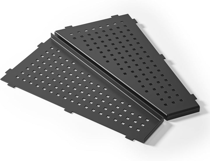 Eckablage Duschablage 304 Edelstahl ohne Bohren für Badezimmer Shampoo Halter Trapezförmiges quadrat