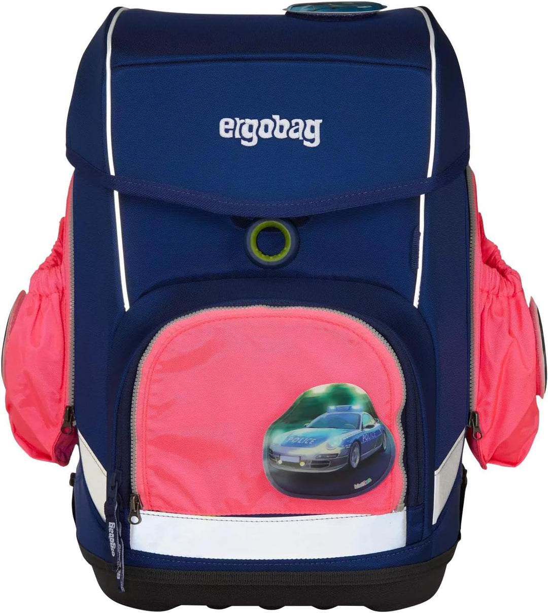 ergobag pack Seitentaschen Zip Set Sichtbarkeits-Set mit Seitentaschen, pack, cubo und cubo light ge