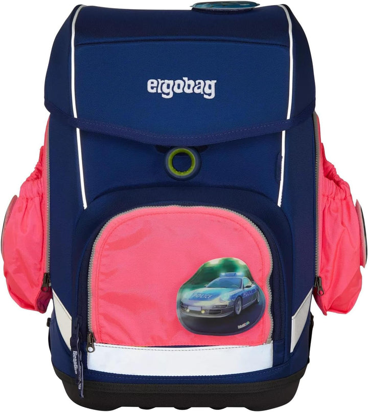 ergobag pack Seitentaschen Zip Set Sichtbarkeits-Set mit Seitentaschen, pack, cubo und cubo light ge