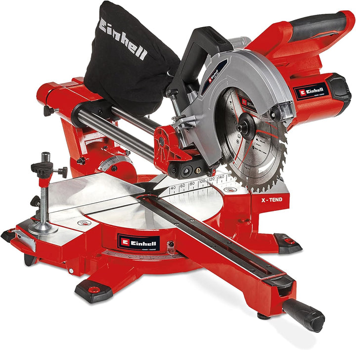 Einhell Akku-Zug-Kapp-Gehrungssäge TE-SM 36/210 Li - Solo Power X-Change (Lithium-Ionen, leichtgängi
