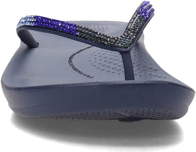 Fitflop Damen Sparkle Classic Iqushion Ombre Flipflop 36 EU Midnight Navy Marineblau, 36 EU Midnight