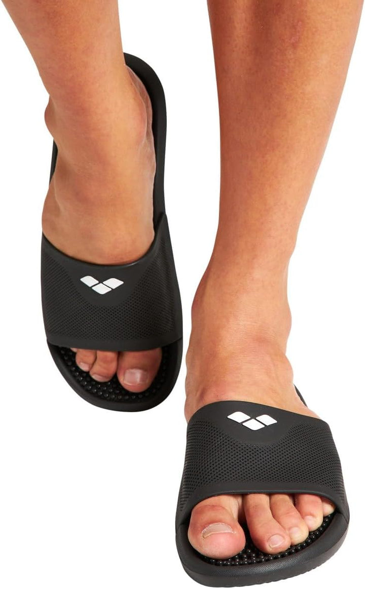 ARENA Marco Unisex Badesandalen für Damen und Herren, Badelatschen für Meer und Schwimmbad, Sandalen