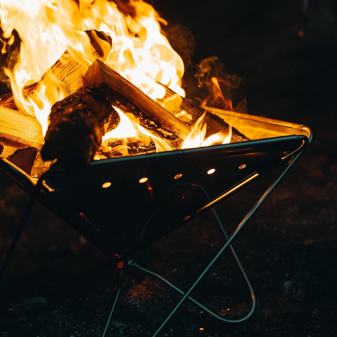 Snow Peak Pack & Carry Fireplace, XL, tragbare Feuerstelle, faltbarer japanischer Outdoor-Grill für