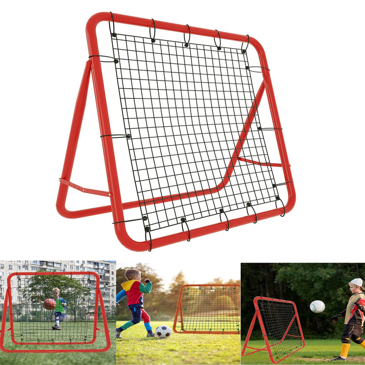 YRHome Fussball Rebound Netz Prellwand 100cm Kicker für Fussball Rückprallwand Verschiedene Ballspor