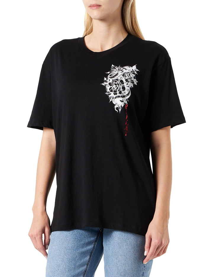 Replay Damen T-Shirt XXS 098 Black, XXS 098 Black