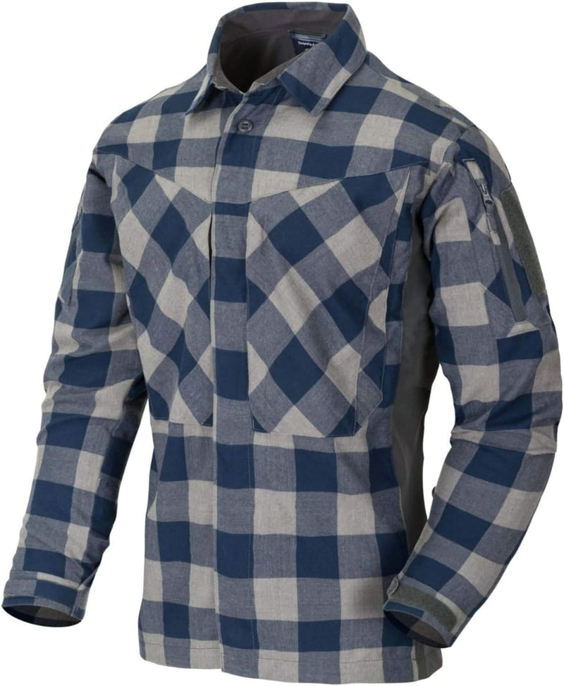 Helikon-Tex MBDU Flannel Shirt Hemd - Slate Blue XS Mehrfarbig, XS Mehrfarbig