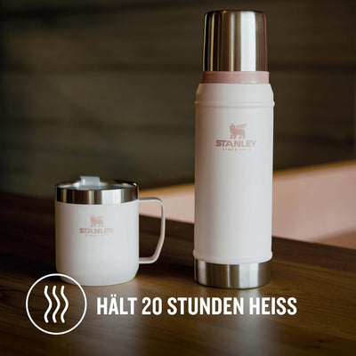 Stanley Classic Legendary Thermoskanne - Thermos Hält 15-48 Stunden Heiss oder Kalt - Edelstahl Ther