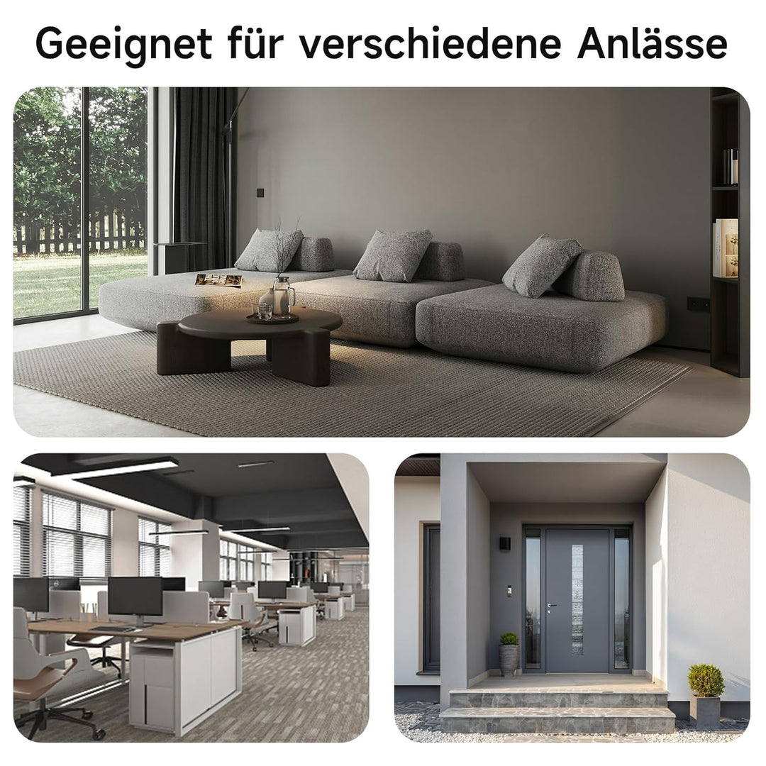 mVm Mülleimer Küche,60 Liter Treteimer,2 x 30 Liter Treteimer, 2 Fächer, Mülltrennsystem, Abfalleime