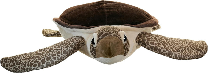 Wild Republic 17381 19332 Jumbo Plüsch Schildkröte, grosses Kuscheltier, Plüschtier, Cuddlekins, 76
