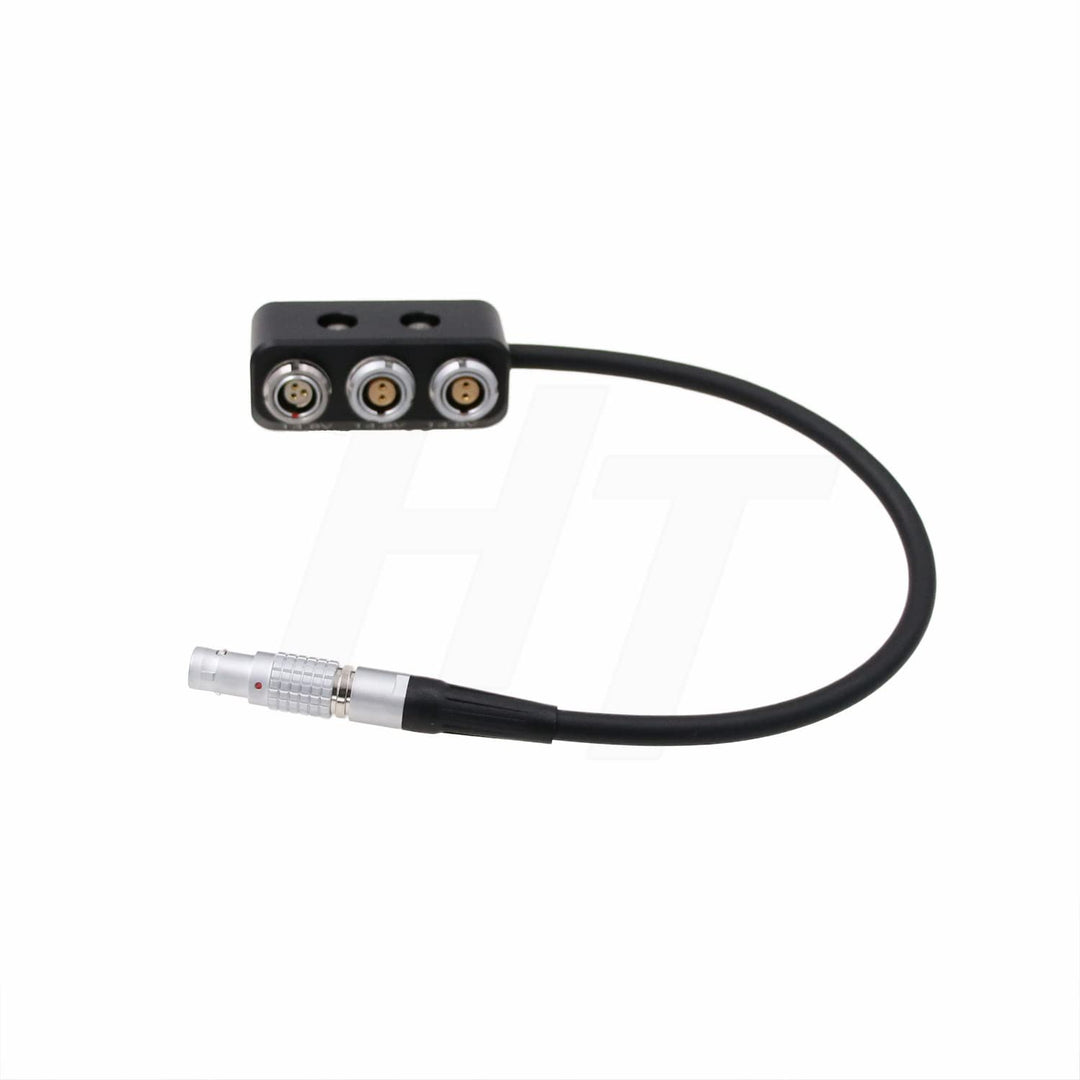 HangTon Power Splitter Kabelbox 0B 3 Pin Stecker auf 2 x 0B 2-polig 1 x Fischer RS 3 Pin Buchse